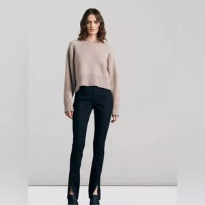 Rag & Bone Black Peyton Slit Jeans